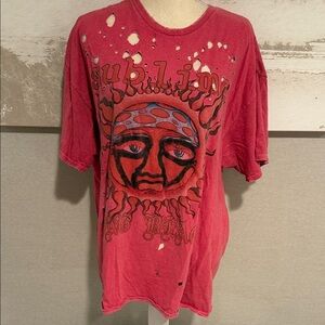 Red Sublime Graphic T-Shirt